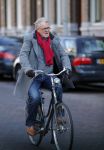 Amsterdam 17 februari 2016 
Jeroen Krabbe op de fiets