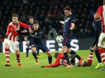 Eindhoven, 24 Februari 2016
1/8 Finale PSV-Atletico Madrid, eindstand 0-0
Jetro Willems in duel met Antoine Griezmann Marco v Ginkel