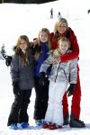 Lech, 22 Februari 2016
Jaarlijkse fotopersdag Koninklijk huis
Koningin Maxima Koning Prinses Amalia Prinses Alexia Prinses Ariane
