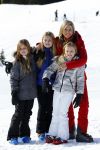Lech, 22 Februari 2016
Jaarlijkse fotopersdag Koninklijk huis
Koningin Maxima Koning Prinses Amalia Prinses Alexia Prinses Ariane