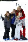 Lech, 22 Februari 2016
Jaarlijkse fotopersdag Koninklijk huis
Koningin Maxima Koning Prinses Amalia Prinses Alexia Prinses Ariane
