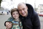 Amsterdam 13 februari 2016 
Premiere Zootropolis in het tropenmuseum. Lange Frans met zoon en ex schoonmoeder