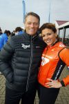 Biddinghuizen 6 maart 2016
De hollandse 100 georganiseerd door prins Bernhard jr . 10 km schaatsen en 90km fietsen .
De opbrengst gaat naar het onderzoek tegen lymphe klier kanker. Michael Zijlaard met Leontien v Moorsel