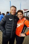 Biddinghuizen 6 maart 2016
De hollandse 100 georganiseerd door prins Bernhard jr . 10 km schaatsen en 90km fietsen .
De opbrengst gaat naar het onderzoek tegen lymphe klier kanker. Michael Zijlaard met Leontien v Moorsel