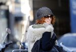 Amsterdam 17 februari 2016
Leontine Borsato op de cornelis schuytstraat