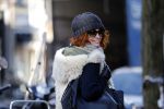 Amsterdam 17 februari 2016
Leontine Borsato op de cornelis schuytstraat