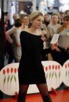 Amsterdam 24 februari 2016 
Liza Sips opent zwanger de negen maandenbeurs in de RAI.