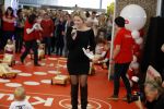 Amsterdam 24 februari 2016 
Liza Sips opent zwanger de negen maandenbeurs in de RAI.