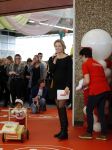 Amsterdam 24 februari 2016 
Liza Sips opent zwanger de negen maandenbeurs in de RAI.
