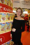 Amsterdam 24 februari 2016 
Liza Sips opent zwanger de negen maandenbeurs in de RAI.