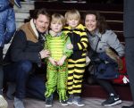 Amsterdam 13 februari 2016 
Premiere Zootropolis in het tropenmuseum.
Luc Peters met gezin