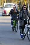 Amsterdam 16 gebruari 2016
Marc Marie Huijbregts op de fiets in het vondelpark
