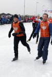Biddinghuizen 6 maart 2016
De hollandse 100 georganiseerd door prins Bernhard jr . 10 km schaatsen en 90km fietsen .
De opbrengst gaat naar het onderzoek tegen lymphe klier kanker. Michael Zijlaard