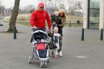 Den Haag 12 februari 2016
Samantha ( Barbie) en haar man Michael v d Plas met hun manager Jake Hampel zijn vrouw en hun PT