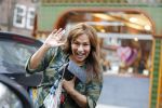 Amsterdam 12 februari 2016 
Patty Brard op straat.