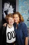 Laren 14 februari 2016
Opening expositie van Paulien Huizinga. Paulien met moeder