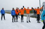 Biddinghuizen 6 maart 2016
De hollandse 100 georganiseerd door prins Bernhard jr . 10 km schaatsen en 90km fietsen .
De opbrengst gaat naar het onderzoek tegen lymphe klier kanker. Prins Floris met prinses Aimee en hun kinderen Magali en Eliane
