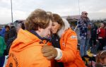 Biddinghuizen 6 maart 2016
De hollandse 100 georganiseerd door prins Bernhard jr . 10 km schaatsen en 90km fietsen .
De opbrengst gaat naar het onderzoek tegen lymphe klier kanker. Prins Floris met prinses Aimee en hun kinderen Magali en Eliane