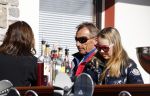 Zurs 22 februari 2016
Prinses Caroline van Monaco op wintersport met haar dochter Alexandra v Hannover.
Ik denk dat Caroline staat te praten met haar ex man Ernst van hannover. Ze slaapt in hotel Lorunser