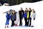 Lech, 22 Februari 2016
Wintersport koninklijk Huis met
Prinses Beatrix met kleinkinderen Prinses Amalia Prinses Alexia Prinses Ariane 
Prinses Ariane Prinses Eloise Prins Claus-Casimir  Prinses Leonore