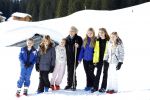 Lech, 22 Februari 2016
Wintersport koninklijk Huis met
Prinses Beatrix met kleinkinderen Prinses Amalia Prinses Alexia Prinses Ariane 
Prinses Ariane Prinses Eloise Prins Claus-Casimir  Prinses Leonore