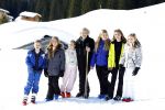 Lech, 22 Februari 2016
Wintersport koninklijk Huis met
Prinses Beatrix met kleinkinderen Prinses Amalia Prinses Alexia Prinses Ariane 
Prinses Ariane Prinses Eloise Prins Claus-Casimir  Prinses Leonore