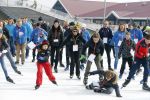 Biddinghuizen 6 maart 2016
De hollandse 100 georganiseerd door prins Bernhard jr . 10 km schaatsen en 90km fietsen .
De opbrengst gaat naar het onderzoek tegen lymphe klier kanker. Prinses Margriet