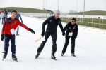 Biddinghuizen 6 maart 2016
De hollandse 100 georganiseerd door prins Bernhard jr . 10 km schaatsen en 90km fietsen .
De opbrengst gaat naar het onderzoek tegen lymphe klier kanker. Prinses Margriet