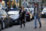Amsterdam 12 februari 2016
Rick Brandsteder met (zijn) vriendin Anna Sophia v Zweden de ochter van Jaap v Zweden op terras en omarmd op straat