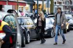 Amsterdam 12 februari 2016
Rick Brandsteder met (zijn) vriendin Anna Sophia v Zweden de ochter van Jaap v Zweden op terras en omarmd op straat