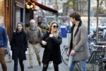 Amsterdam 12 februari 2016
Rick Brandsteder met (zijn) vriendin Anna Sophia v Zweden de ochter van Jaap v Zweden op terras en omarmd op straat