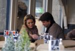 Amsterdam 12 februari 2016
Rick Brandsteder met (zijn) vriendin Anna Sophia v Zweden de ochter van Jaap v Zweden op terras en omarmd op straat