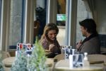 Amsterdam 12 februari 2016
Rick Brandsteder met (zijn) vriendin Anna Sophia v Zweden de ochter van Jaap v Zweden op terras en omarmd op straat