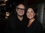 Amsterdam 11 februari 2016
Ria Valk viert haar 75e verjaardag bij Lovers.
Rob de Nijs met zijn vrouw Henriette