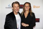 Amsterdam 7 maart 2016 
Uitreiking tv beelden in de passengers terminal .
Waldemar Torenstra en Sophie Hilbrand