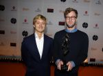 Amsterdam 7 maart 2016 
Uitreiking tv beelden in de passengers terminal .
Nicolaas Veul (L) en Tim den Besten