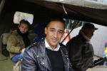 Amsterdam 14 februari 2016
Premiere Robinson Crusoe in pathe arena. Yesser met zoon en zwangere vrouw