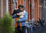 Amsterdam 5 maart 2016 
Zangerses Do Dominique v Hulst met haar man Mark en hun kinderen