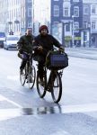 Amsterdam 13 februari 2017 
Arne Toonen op de fiets in Amsterdam