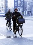 Amsterdam 13 februari 2017 
Arne Toonen op de fiets in Amsterdam