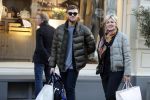 Amsterdam 14 februari 2017
Caroline Tensen aan het winkelen met zoon Bob Wisse op de pc hooftstraat
