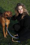 Amsterdam 2 februari 2017
Claudia Schoemacher wandelend met haar hond
