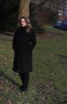 Amsterdam 2 februari 2017
Claudia Schoemacher wandelend met haar hond