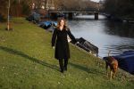 Amsterdam 2 februari 2017
Claudia Schoemacher wandelend met haar hond