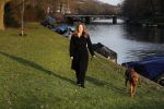 Amsterdam 2 februari 2017
Claudia Schoemacher wandelend met haar hond
