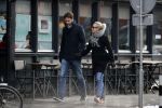 Amsterdam 12 februari 2017
Eva Jinek met haar vriend Dexter v d Voorn in amsterdam zuid.