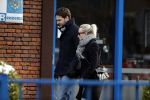 Amsterdam 12 februari 2017
Eva Jinek met haar vriend Dexter v d Voorn in amsterdam zuid.