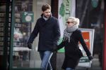 Amsterdam 12 februari 2017
Eva Jinek met haar vriend Dexter v d Voorn in amsterdam zuid.