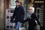 Amsterdam 12 februari 2017
Eva Jinek met haar vriend Dexter v d Voorn in amsterdam zuid.