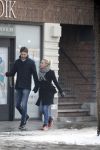 Amsterdam 12 februari 2017
Eva Jinek met haar vriend Dexter v d Voorn in amsterdam zuid.